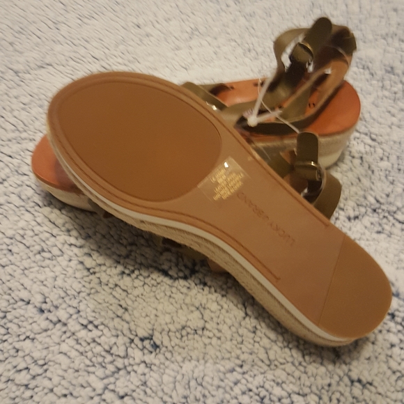 Lucky brand esparadille wedge sandals - Picture 7 of 8